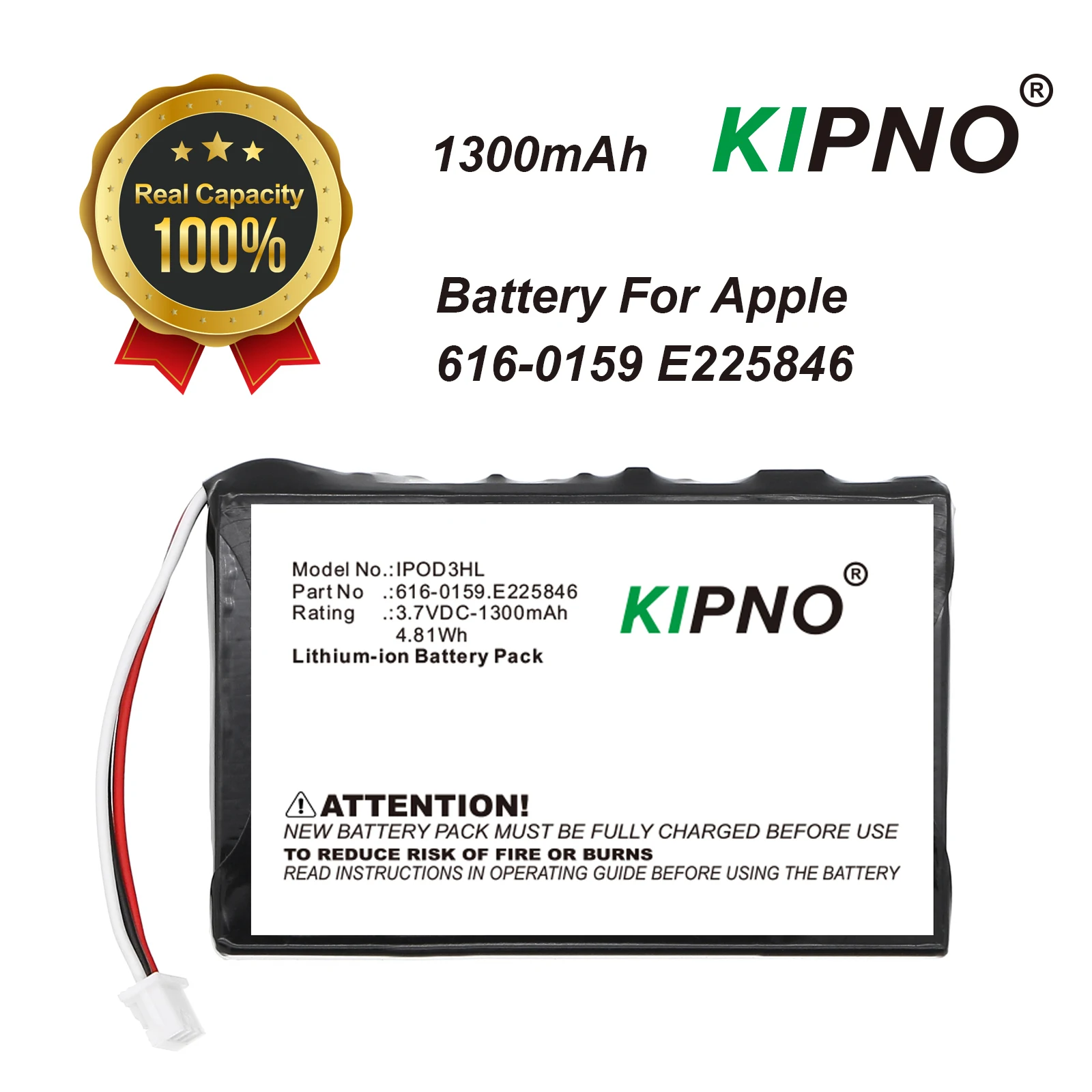 Phone Battery Replacement - KIPNO Batterij Voor IPod 3 3G