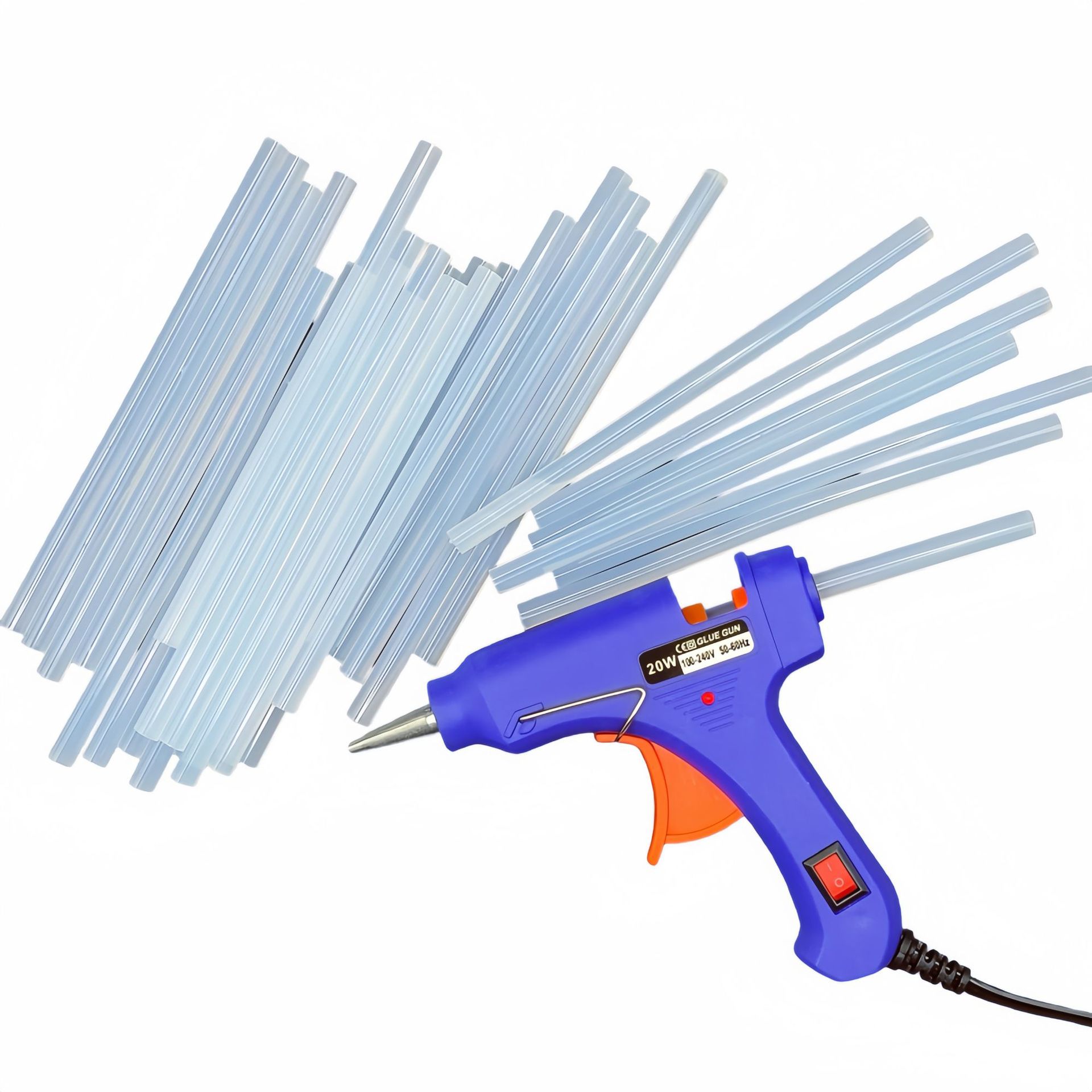 Electronics Repair School - Hetelijmpistoolset met 0-50 lijmstiften, snel voorverwarmen,