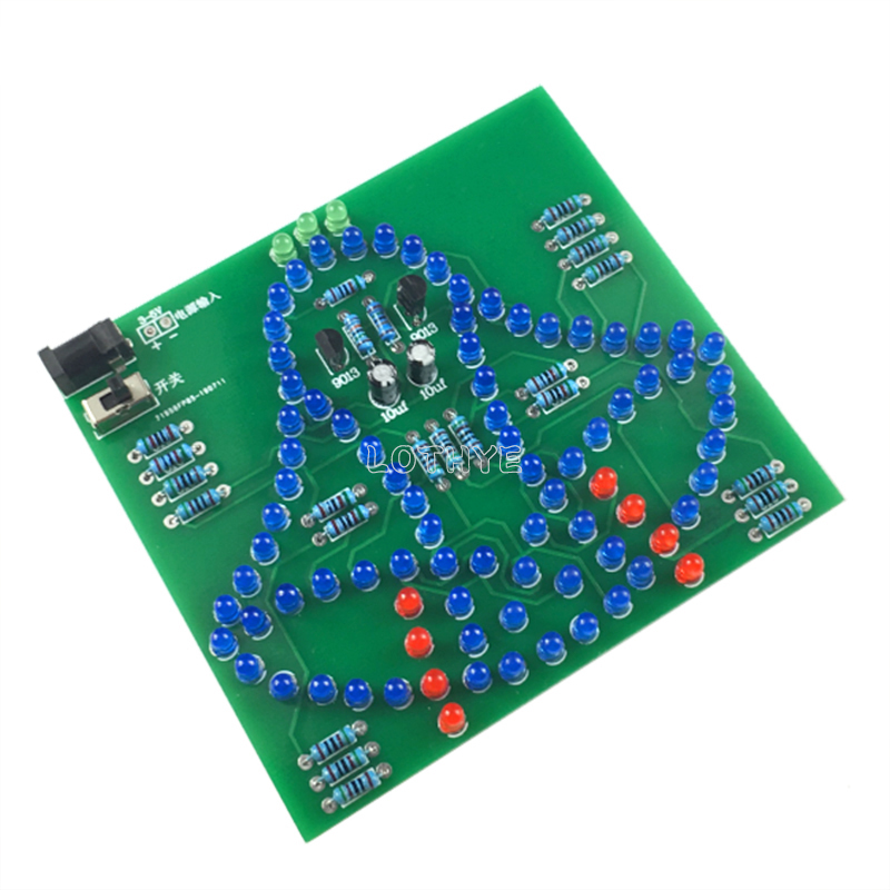 Electronics Repair School - DC 3-5V DIY LED Swing Windgong
