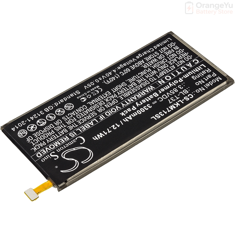 Phone Battery Replacement - Vervangende 3.85V 3300mAh batterij BL-T37 voor