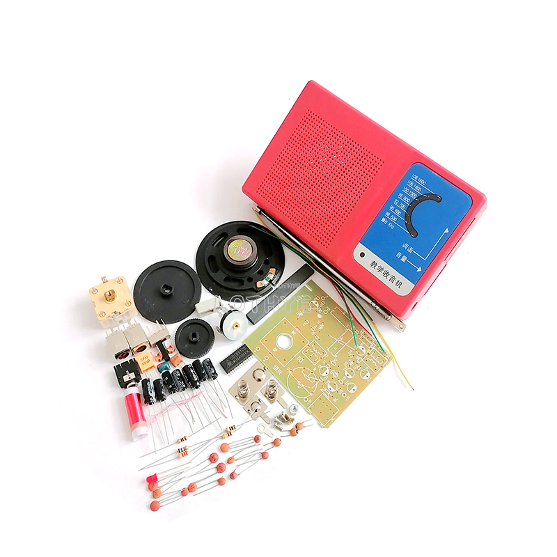 FM AM Rode radioproductie DIY  - Electronics Repair School recensie en prijs