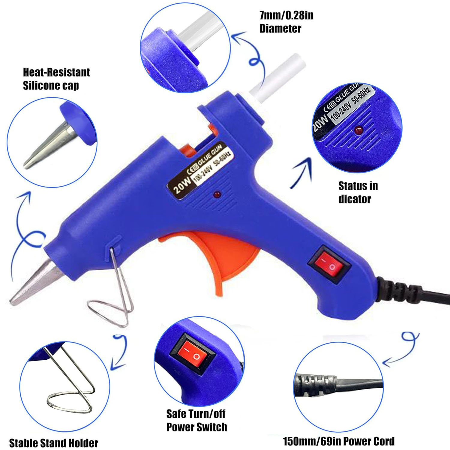 Hetelijmpistoolset met 0-50 li - Electronics Repair School recensie en prijs