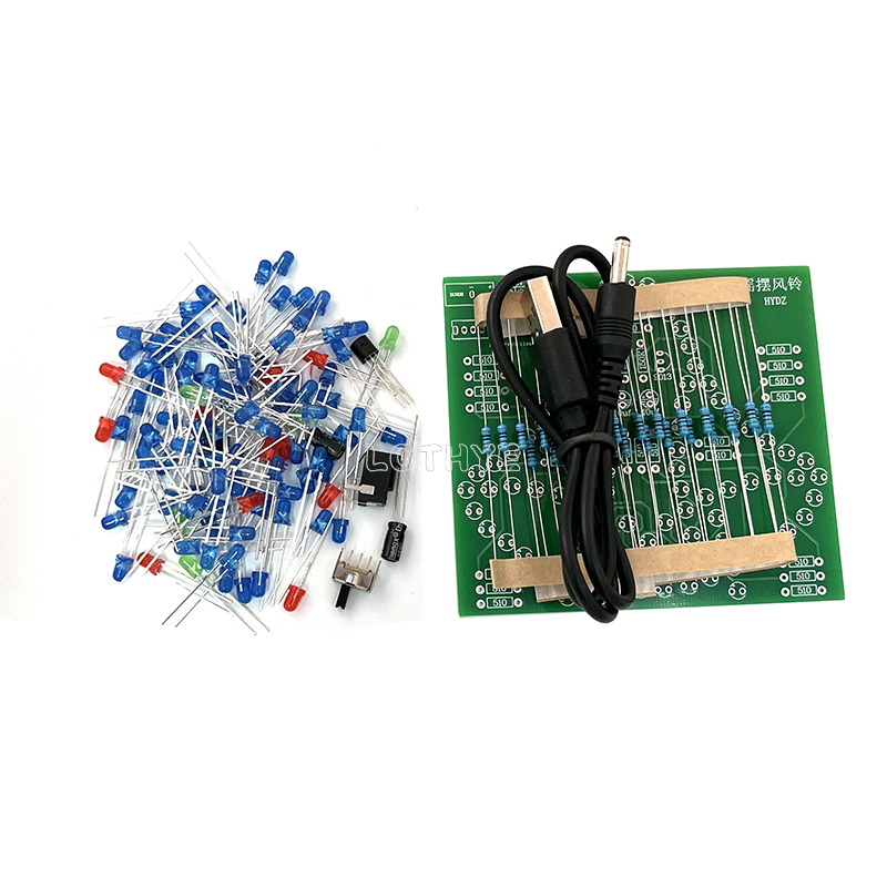 DC 3-5V DIY LED Swing Windgong - Electronics Repair School recensie en prijs