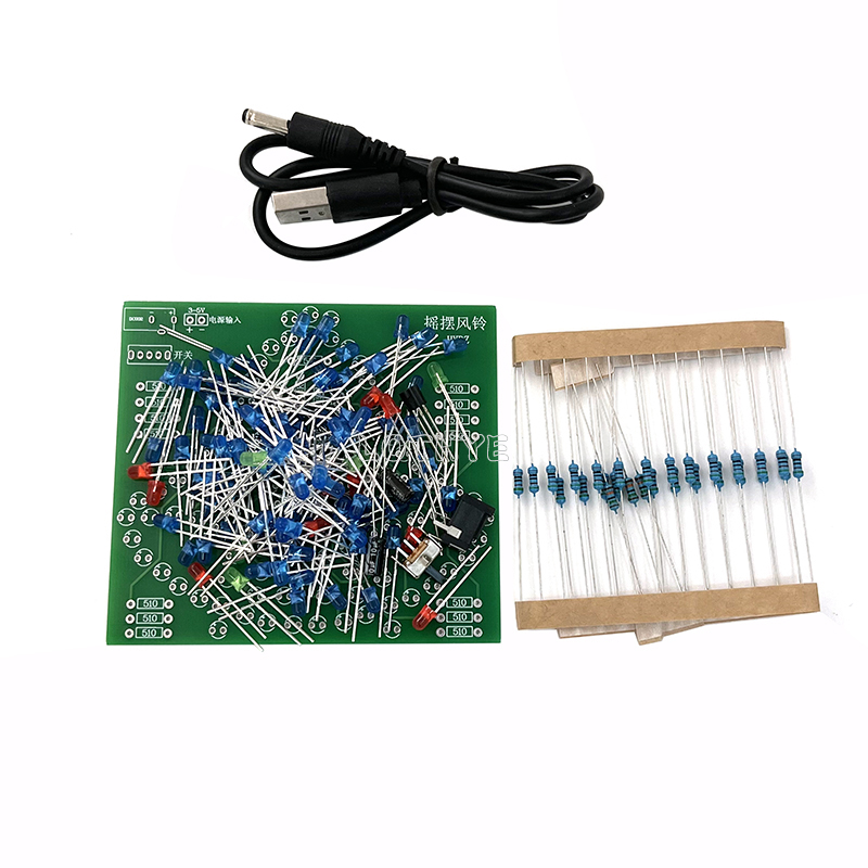DC 3-5V DIY LED Swing Windgong - Electronics Repair School recensie en prijs